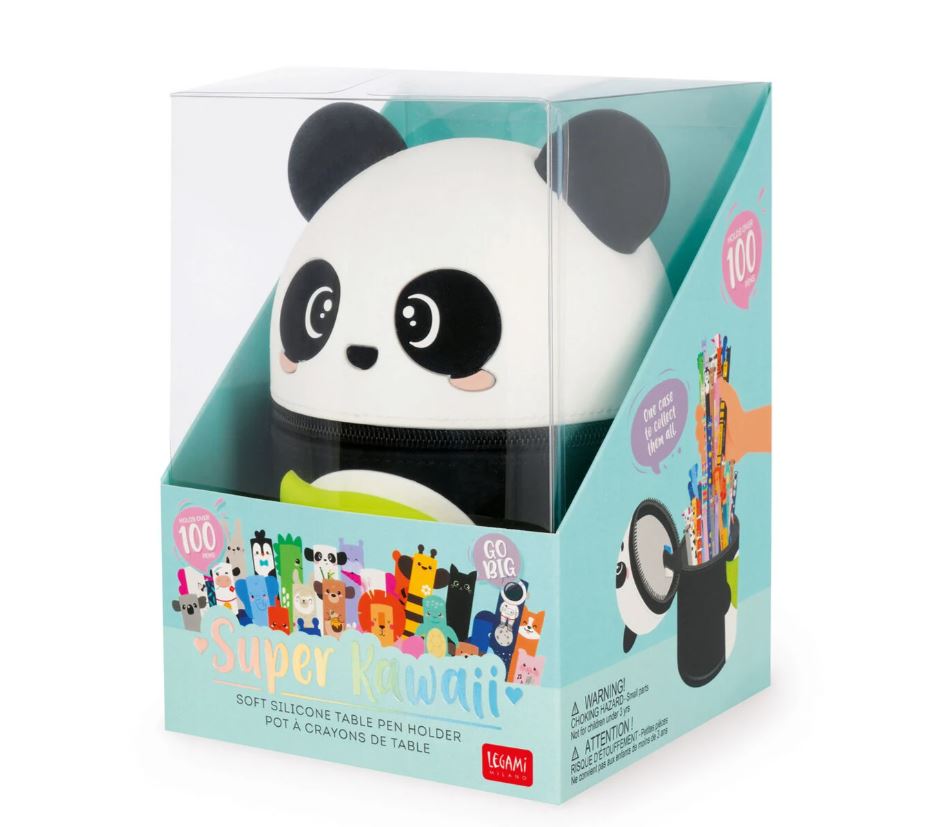 Portapenne/Astuccio da tavolo - Panda Super Kawaii - Legami