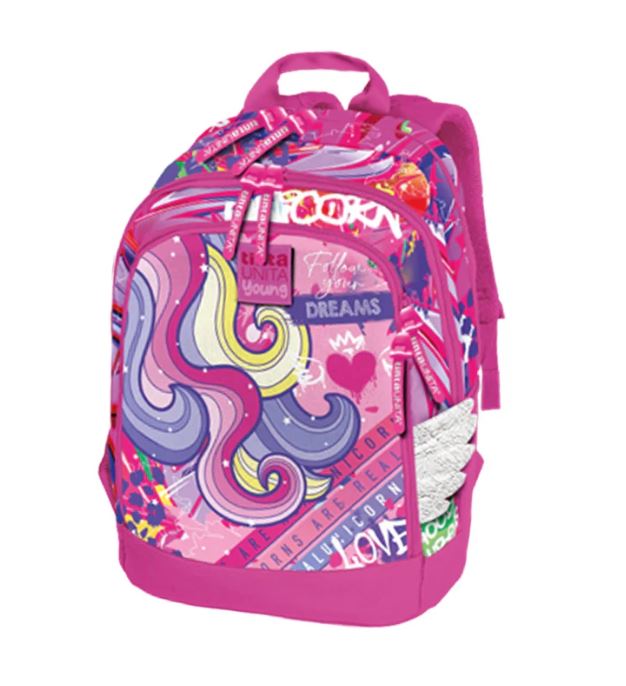 Zaino Dream Unicorno - Tinta Unita Young