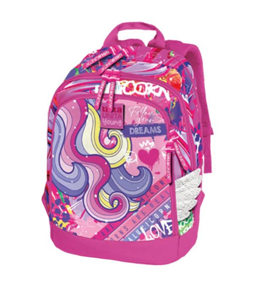 Zaino Dream Unicorno - Tinta Unita Young