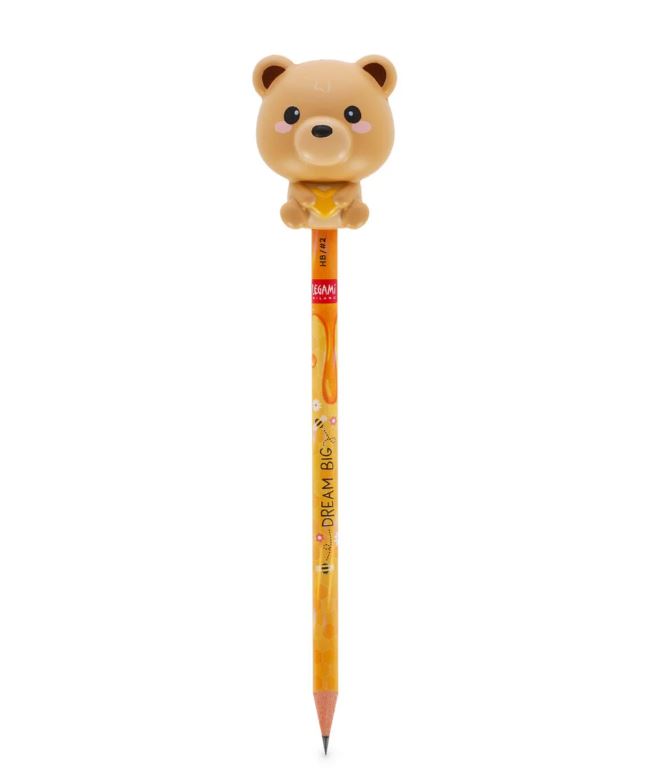 Matita con Antistress Teddy Bear "Dream Big" - Orsetto - Squeezies - Legami
