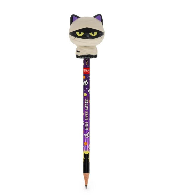 Matita con Antistress Halloween Mummy Cat "Nine Lives Later" - Squeezies - Halloween - Legami