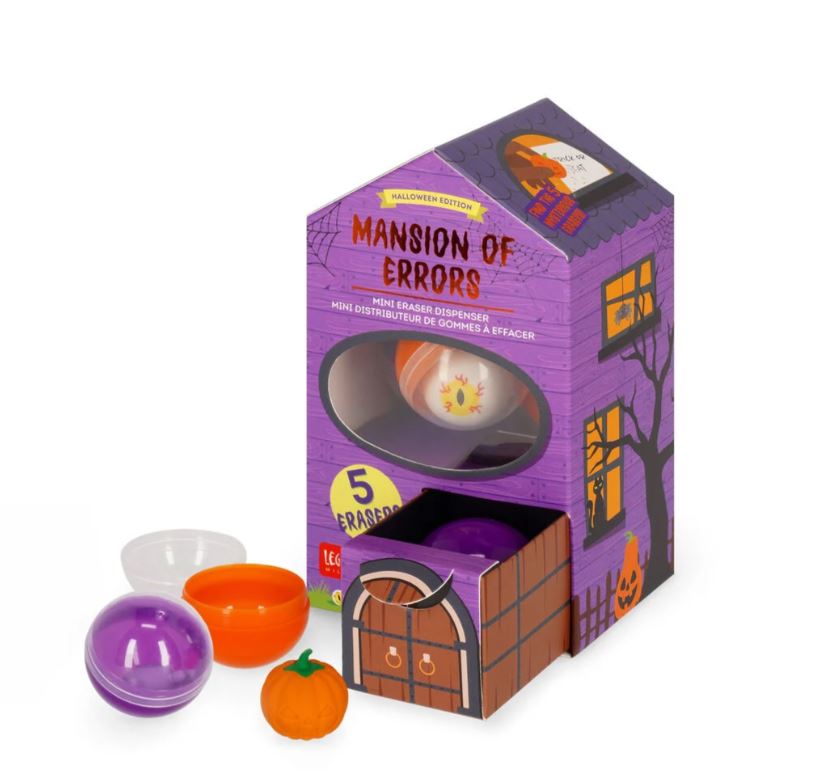 Mini Distributore di Gomme da Cancellare - Mansion of Errors - Halloween - Legami