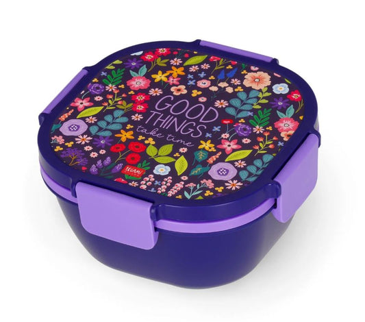 Contenitore Porta Pranzo 1700 ml - Flowers - Lunch Box - Legami