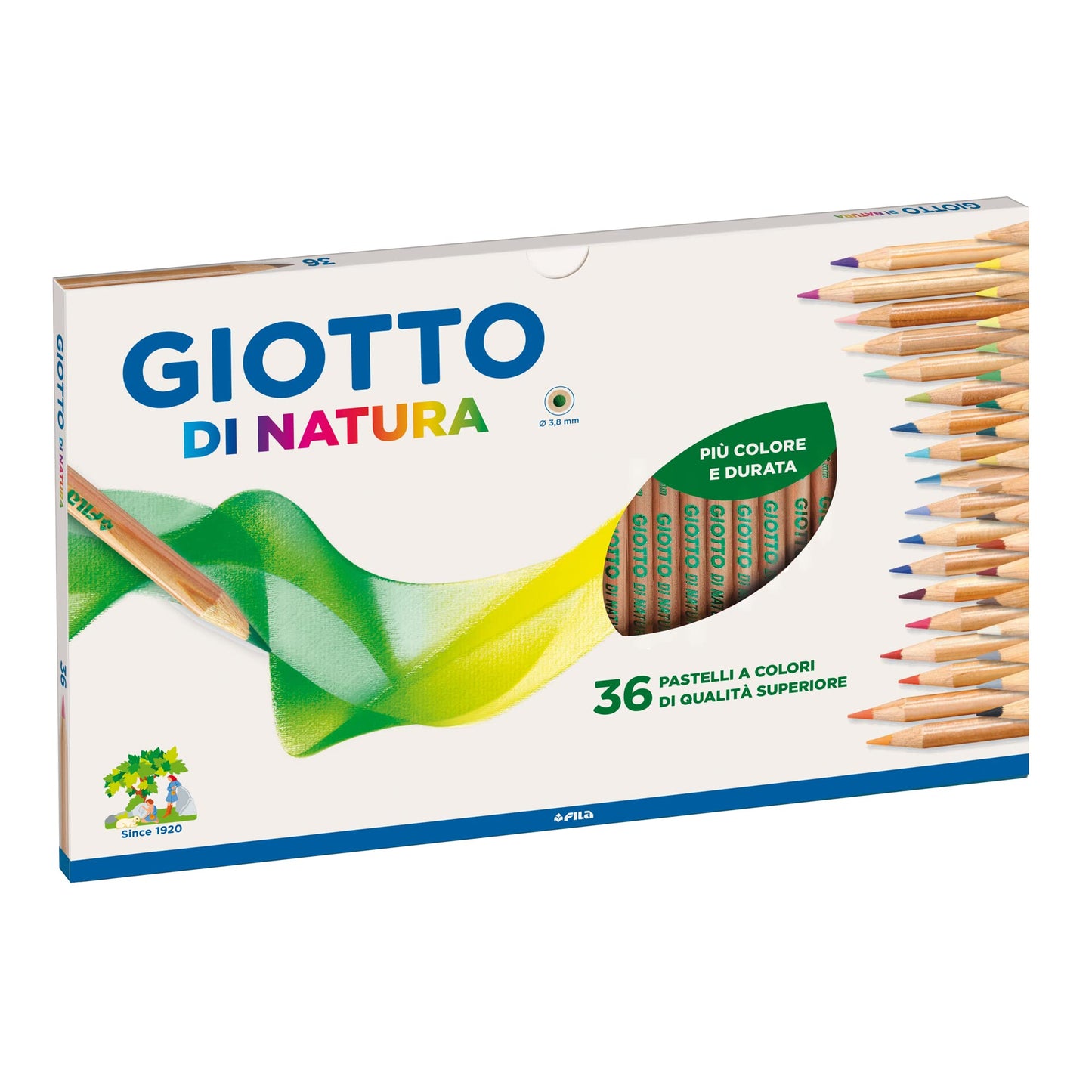 Pastelli in legno da 36 - Giotto DI NATURA