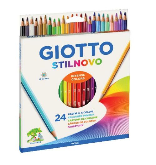 Pastelli in legno da 24 - Giotto STILNOVO
