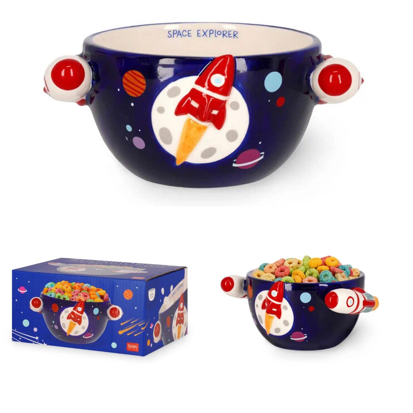 Scodella/Tazza per cereali in gres - Space - Buongiorno! - Legami