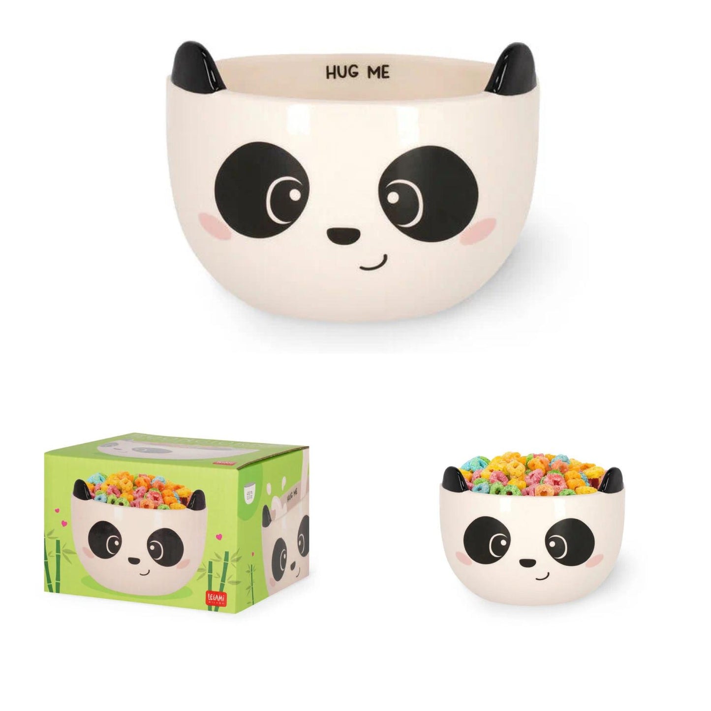 Scodella/Tazza per cereali in gres - Panda - Buongiorno! - Legami
