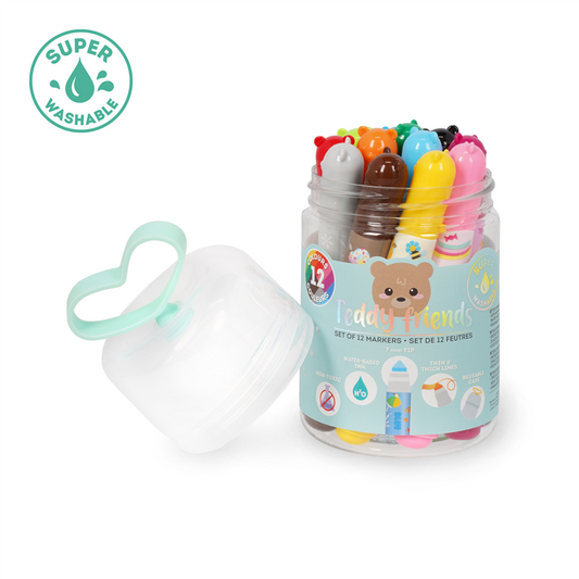 Set di 12 Pennarelli - Teddy Friends - Legami