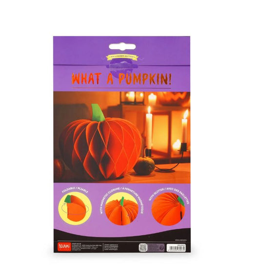 Zucca di Halloween pieghevole in carta - Halloween 2025 - Legami